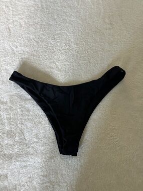 Zaful Black High-Cut Bikini Bottom